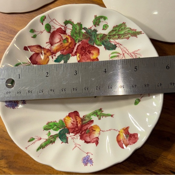 Vintage 17-piece Royal Doulton Sherborne D5915 fine bone china tea set - Picture 16 of 16